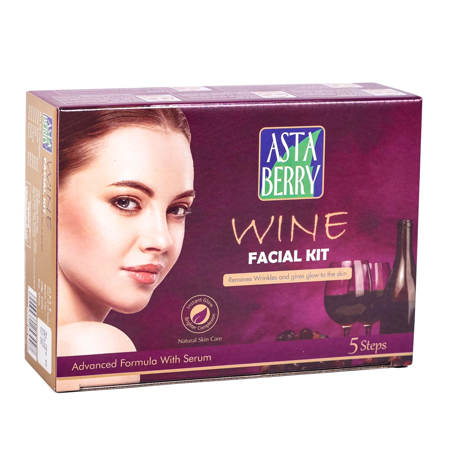 Asta Berry Wine Facial Kit Combo 1+1
