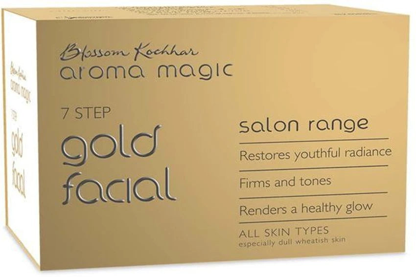 Blossam Kochhar Aroma Magic Gold Facial 7 steps -Single Use kit