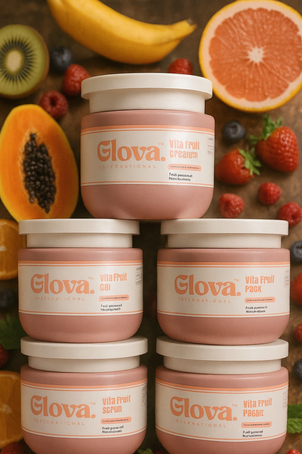 Glova Skin Whitening Kit 4 Steps (500X5)