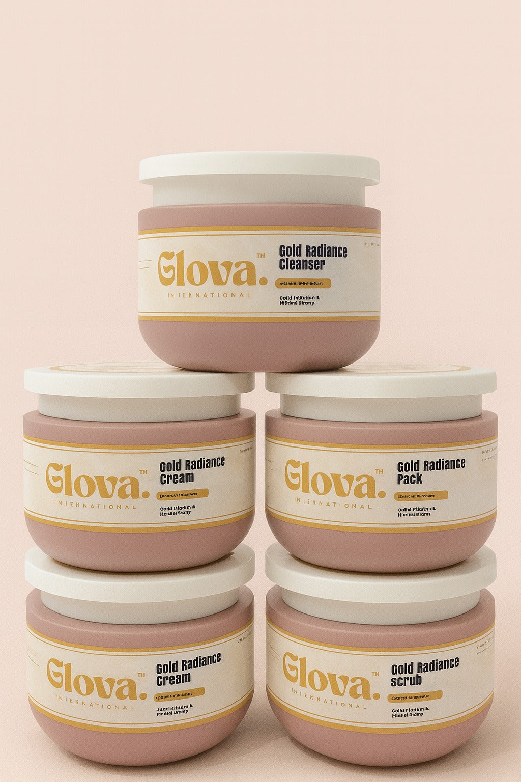 Glova Skin Whitening Kit 4 Steps (500X5)