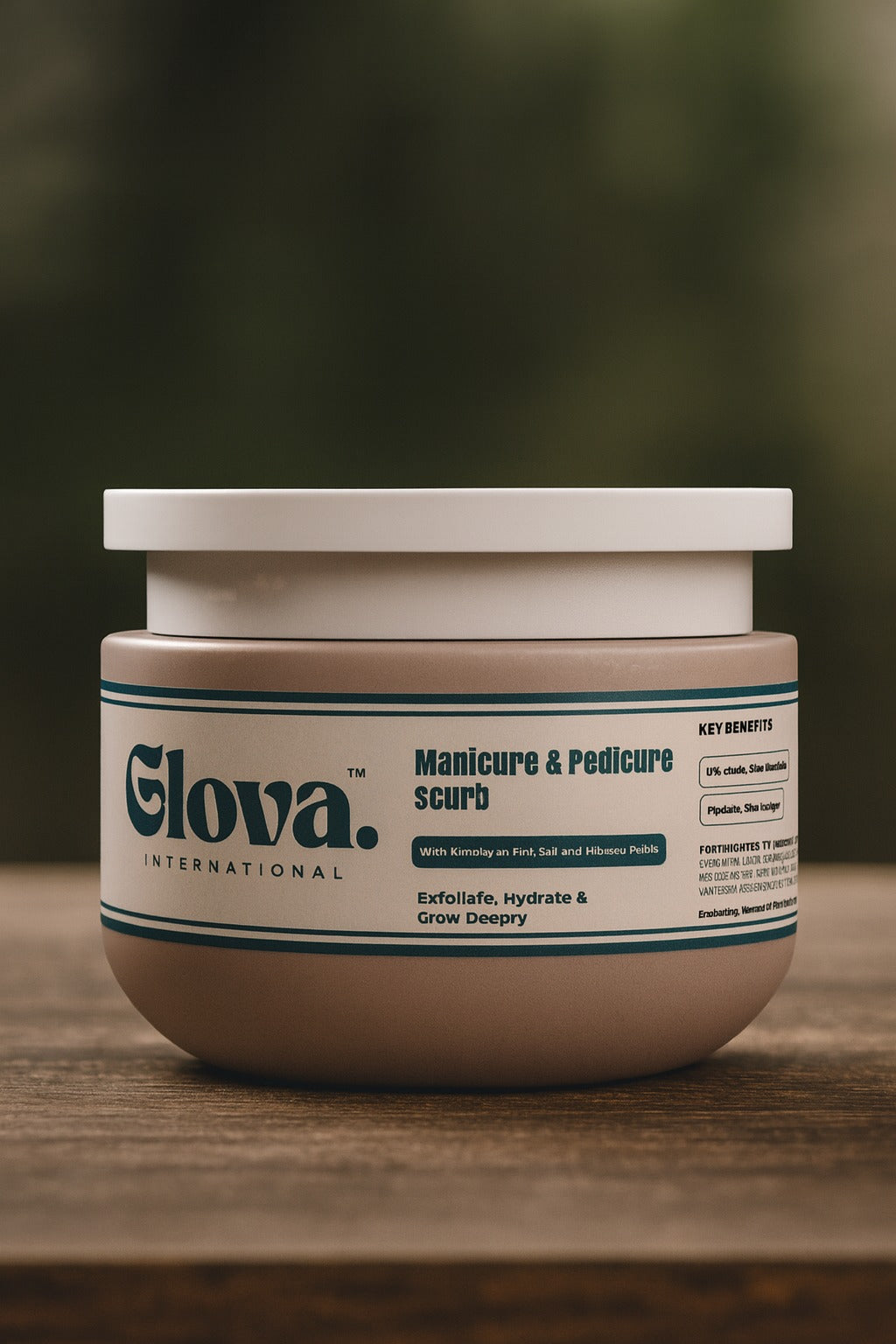 Glova Manicure & Pedicure Scrub 500gms