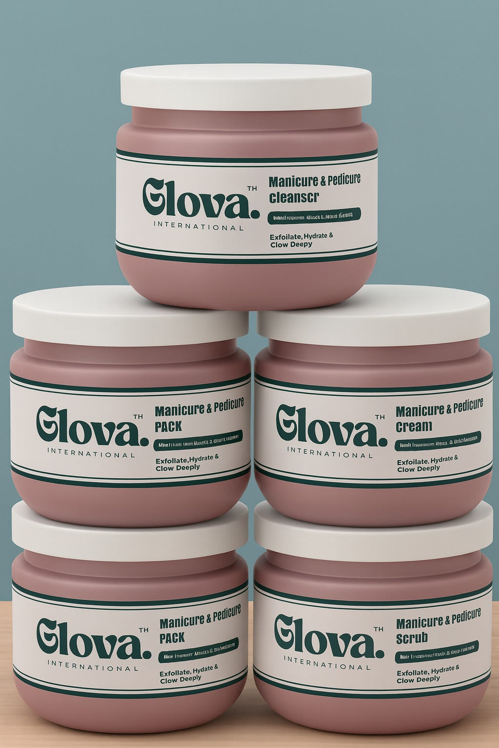 Glova Skin Whitening Kit 4 Steps (500X5)