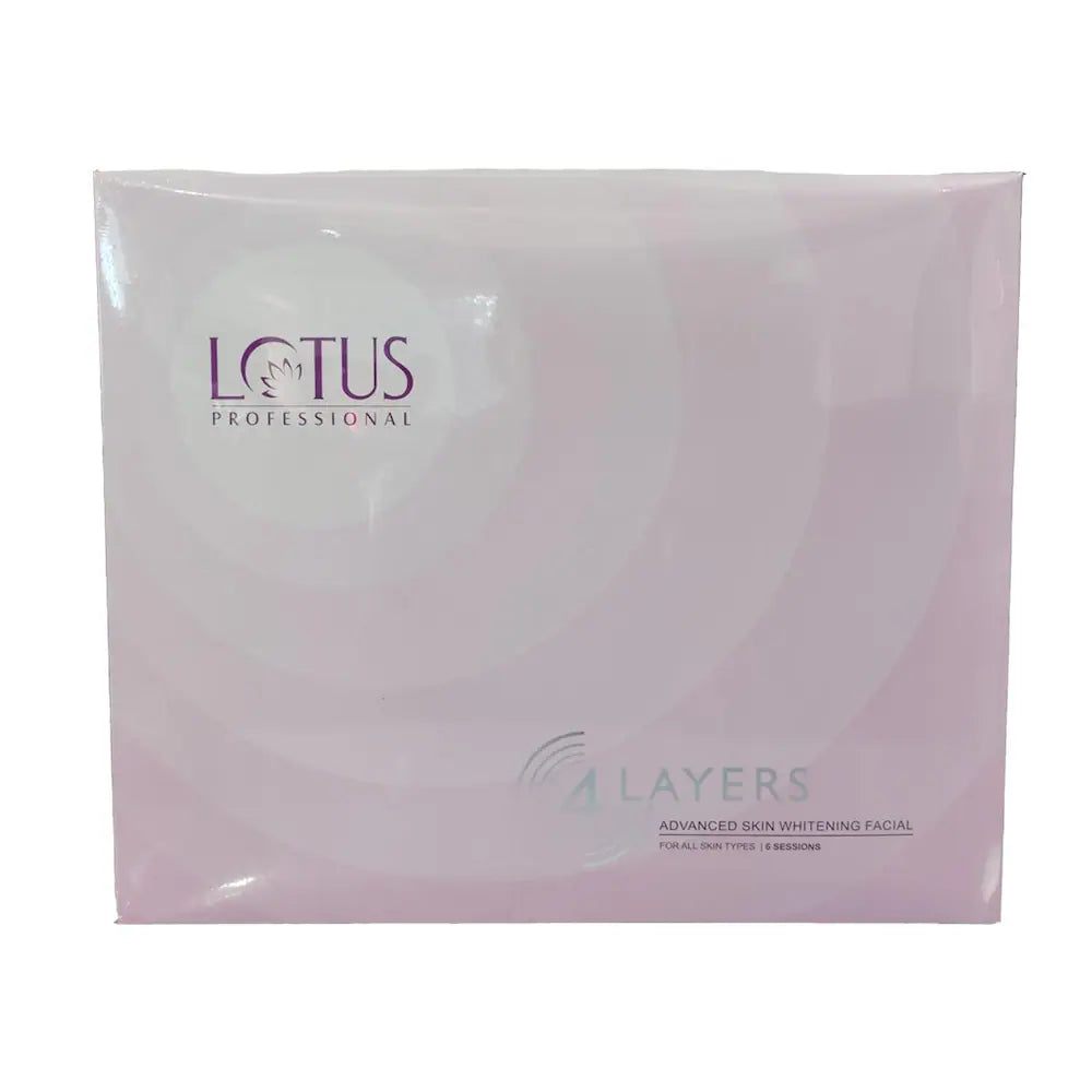 LOTUS Herbal Advanced Skin Whitening Facial-4 Layers(Six Sections)