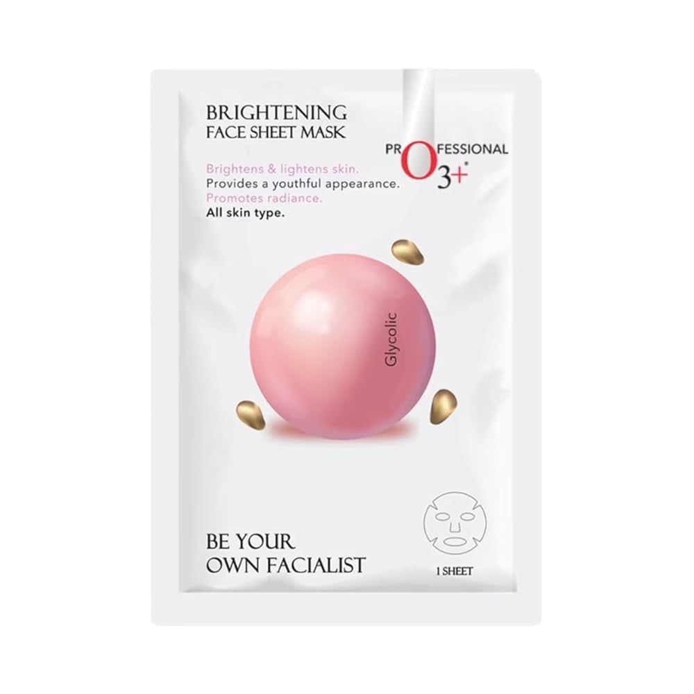O3+ Facialist Brightening Face Sheet Mask With Glycolic - 30g