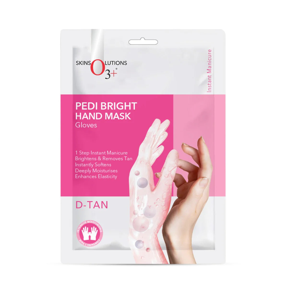 O3+ Pedi Bright Hand Gloves Cream Mask - 40g