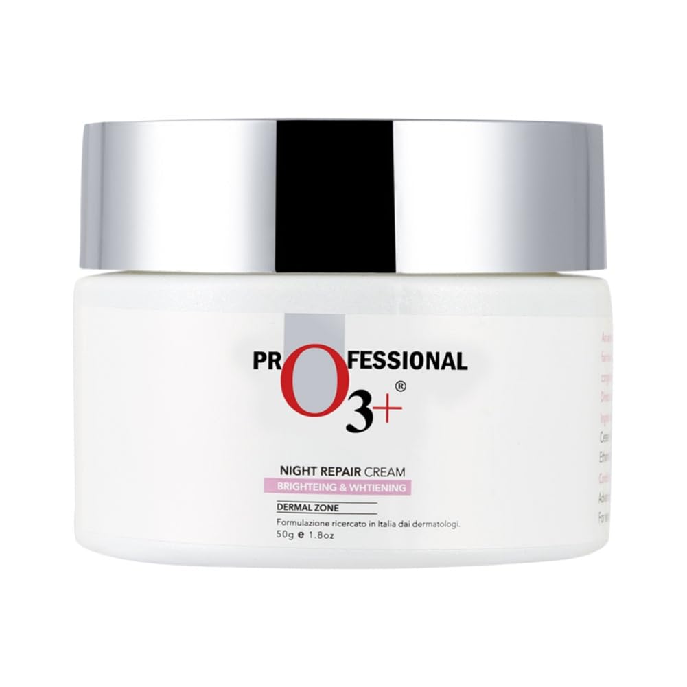 O3+ Professional Brightening & Whitening Dermal Zone Night Repair Cream - 50g