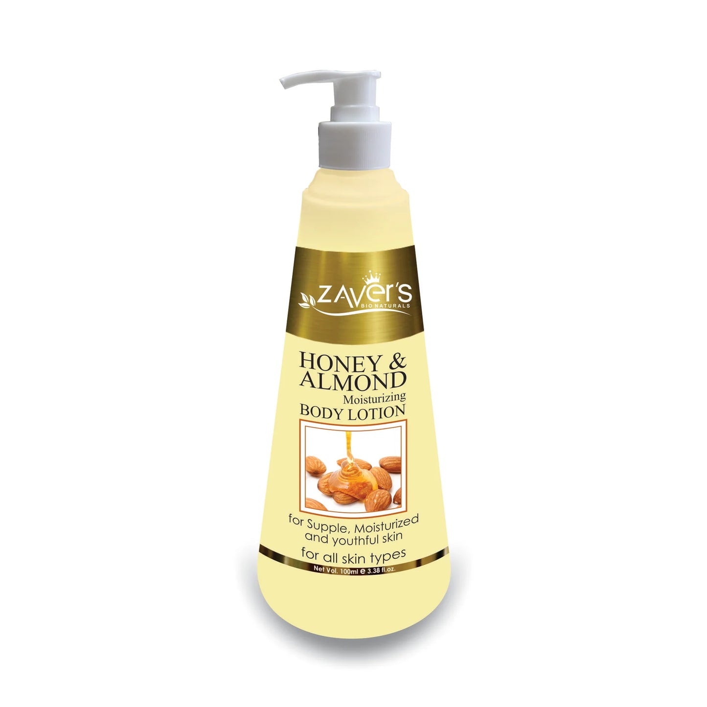 ZAVERS.HONEY&ALMOND BODY LOTION 400ML