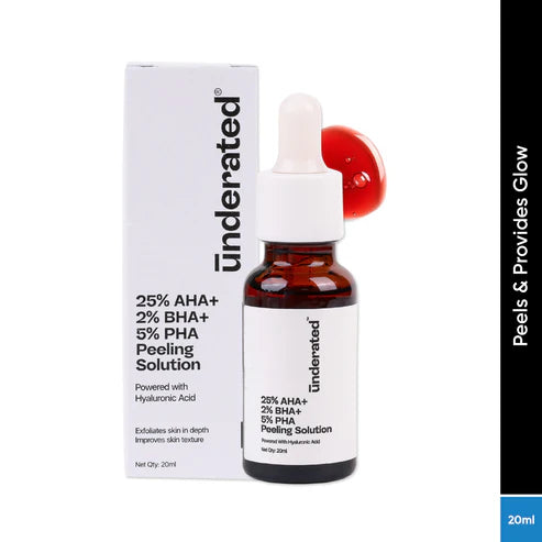 Underrated 25% AHA 2% BHA 5% PHA Peeling Solution 20ML