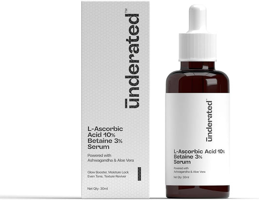 Underated L-Ascorbic Acid 10% Betaine 3% Serum 30ML