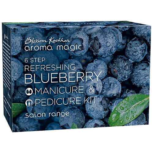 Blossam Kochhar Aroma Magic Blue Berry Manicure  - 6 Steps-Single use