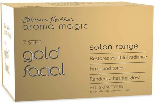 Blossam Kochhar Aroma Magic  Gold Facial 7 steps -Single Use kit
