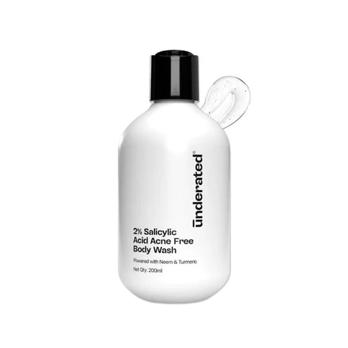 Underrated 2% Salicylic Acid Acne Free Body Wash 200ML