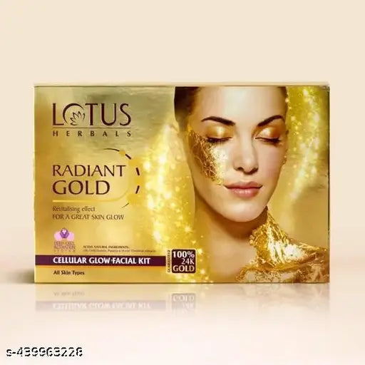 LOTUS Herbal Radiant GOLD Facial Kit-Single Kit