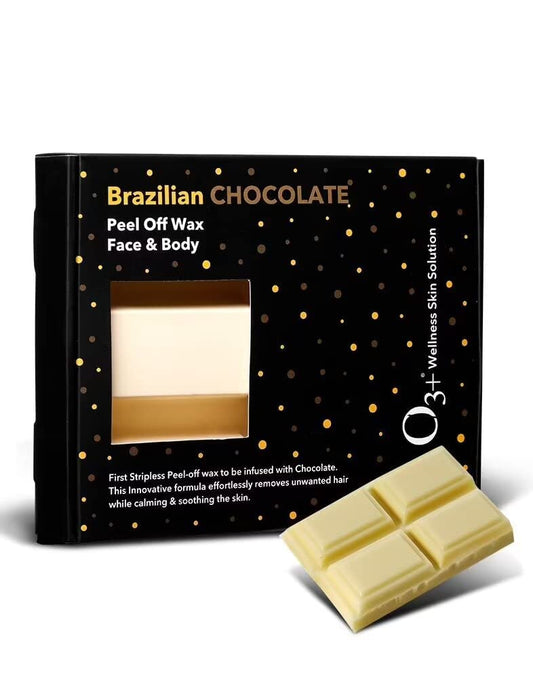 O3+ Brazilian Chocolate Strip-Less Peel Off Wax - 320g