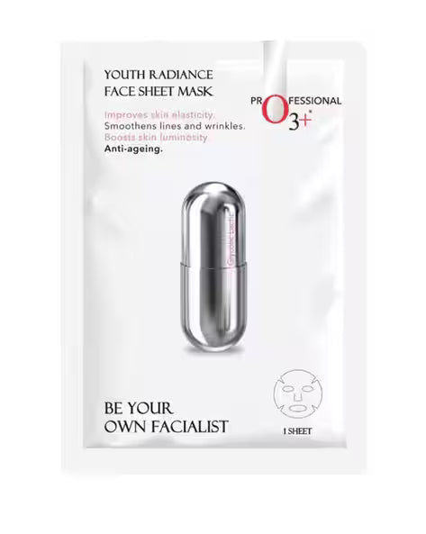 O3+ Facialist Youth Radiance Sheet Mask With Glycolic - 30g