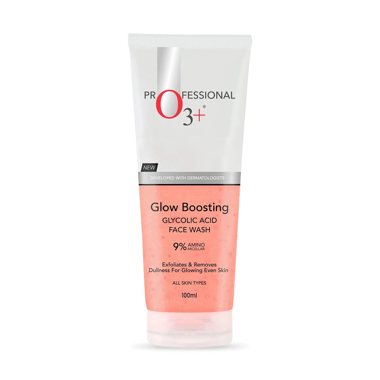 O3+ Glow Boosting Glycolic Acid Brightening Face Wash - 100 ml