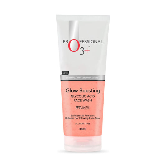 O3+ Glow Boosting Glycolic Acid Brightening Face Wash - 100 ml