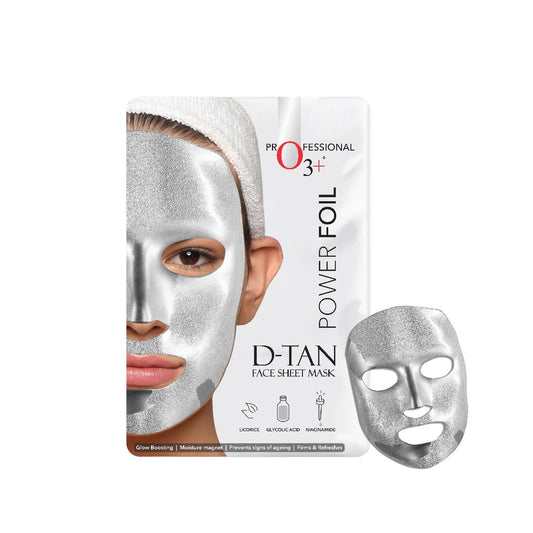 O3+ Power Foil D-Tan Face Sheet Mask - 20ml