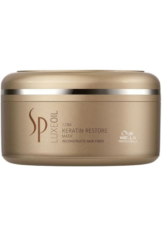 SP LuxeOil Keratin Restore Hair Mask with Argan, Jojoba - 150ml