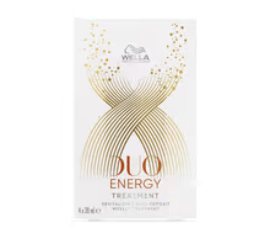 Wella Duo Energy Revitalizing Hair Treatment packaging on white background