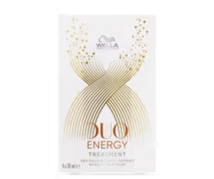 Wella Duo Energy Revitalizing Hair Treatment packaging on white background