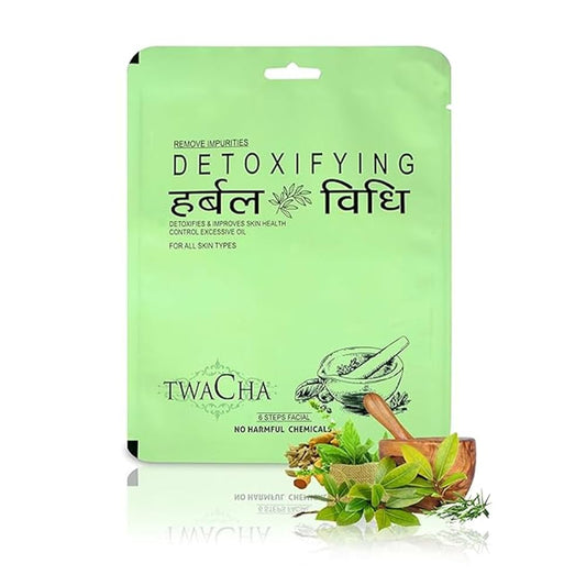 Twacha Detoxifying 6 Steps Facial Kit-Single use