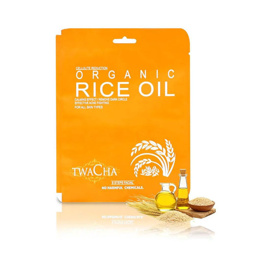 Twacha Organic Rice Oil 6 Steps Facial Kit-Single use