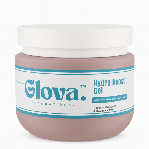 100% Natural Hydra Boost Gel | Moisturizing Gel with Ceramides & Blueberry Extracts for Radiant, Hydrated, and Glowing Skin