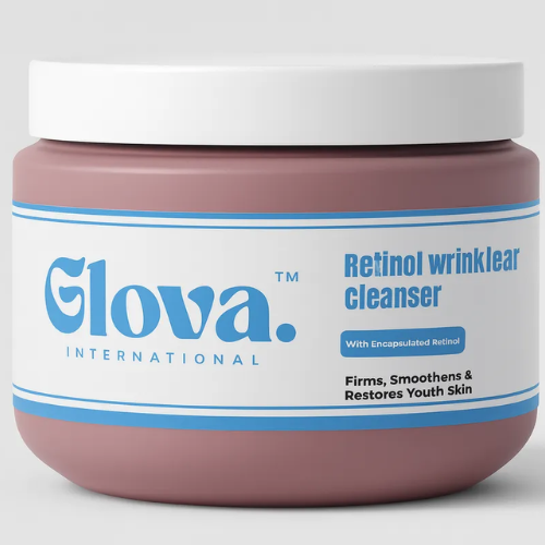 100% Retinol Wrinklear Cleanser | Retinol Infused Wrinkle Repair Facial Cleanser for Youthful and Radiant Skin