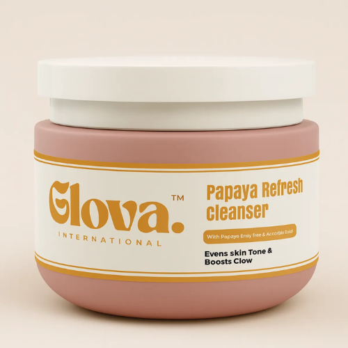 100% Natural Papaya Infused Gentle Daily Face Cleanser for Radiant Skin