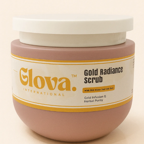 100% Natural Gold Radiance Scrub | Golden Glow Natural Face & Body Scrub