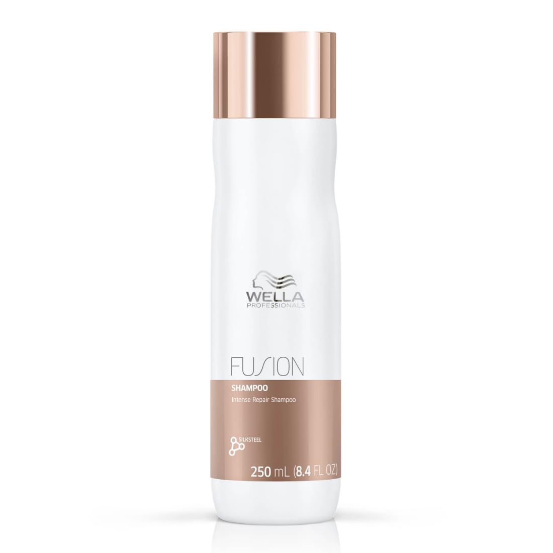 Wella Professionals Fusion Intense Repair Shampoo with Silk Amino Acids for Damaged & Frizzy Hair - 250ml