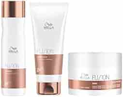 Wella Professionals Fusion Shampoo + Conditioner + Mask Bundle